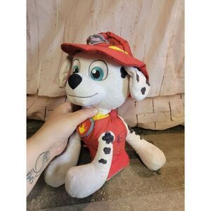Paw‎ Patrol SML 2017 AS IS Marshall plush stuffed animal toy figure Disney